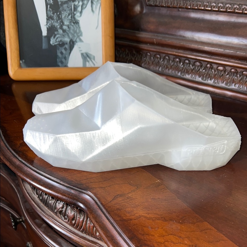FUSED Footwear imori mule in White 3D printed size 11